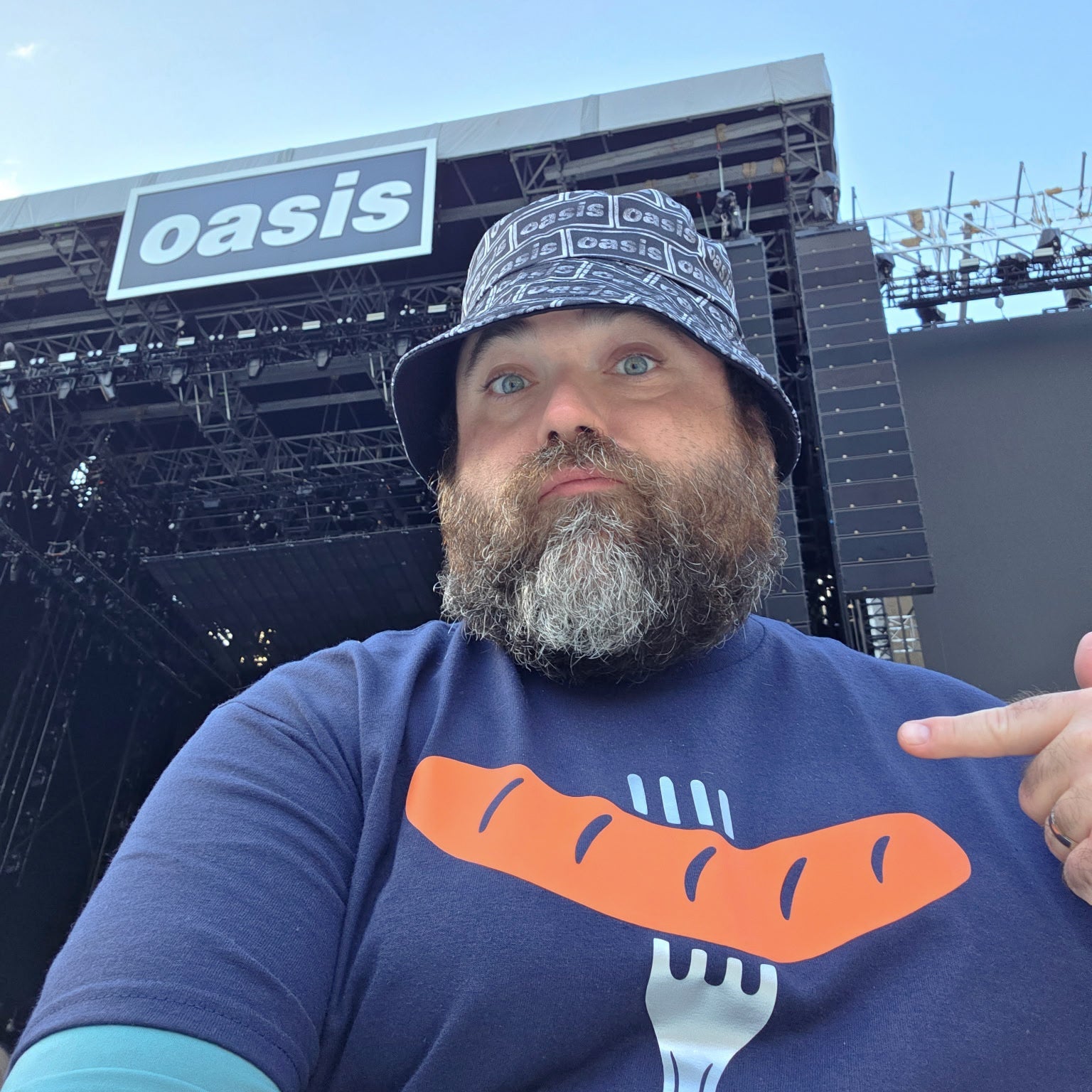 The Sausage King At The Oasis Concert