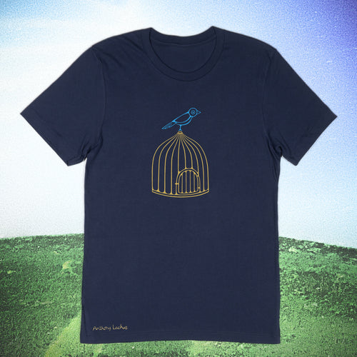 Bird On Cage