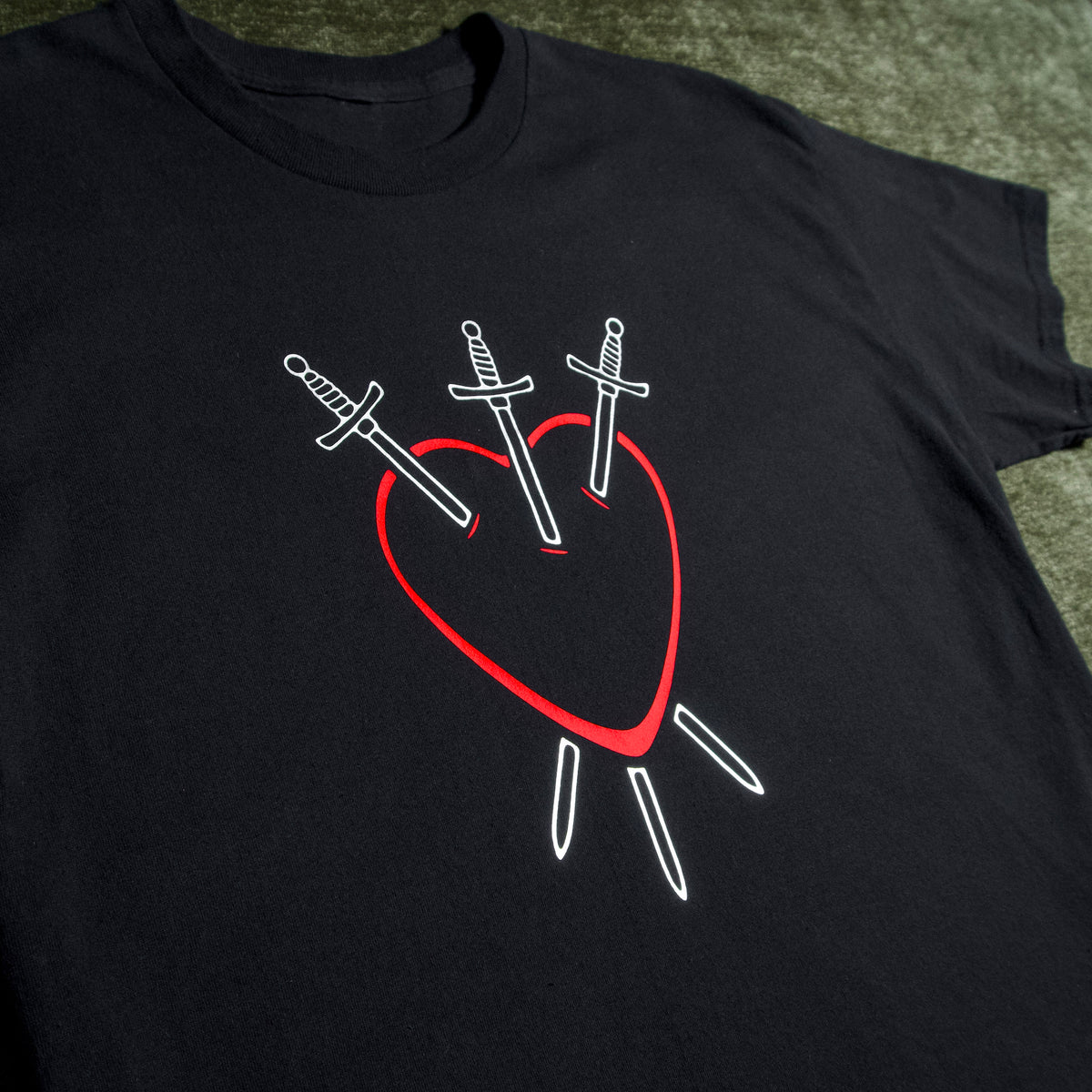 Three of Swords Tarot T-Shirt