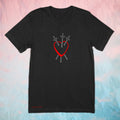 Three of Swords Tarot T-Shirt