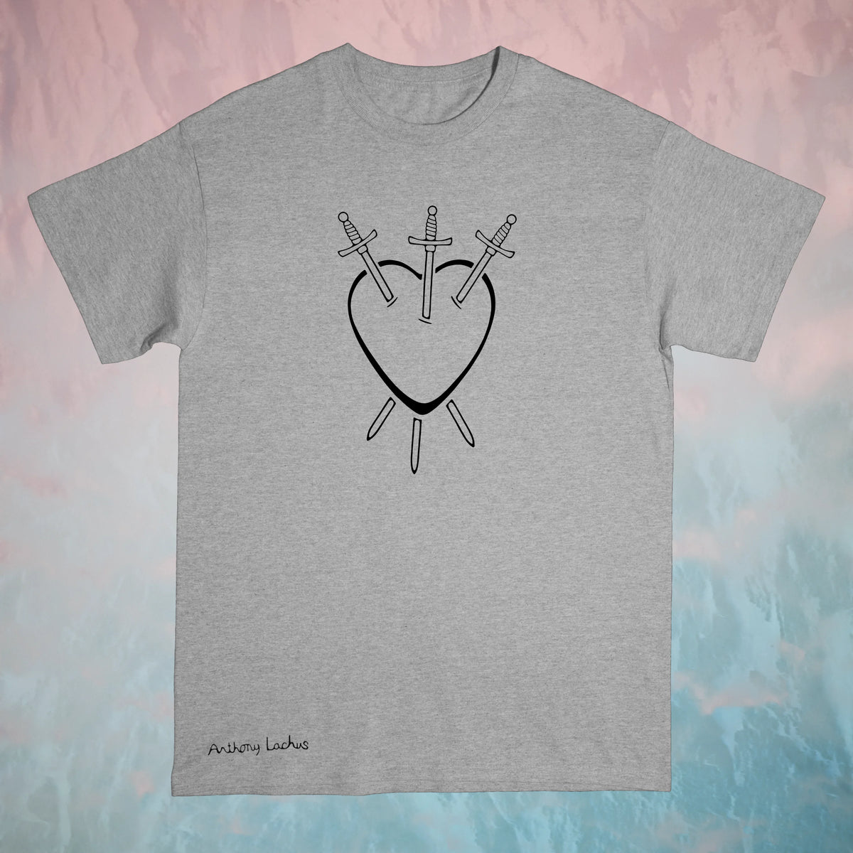 Three of Swords Tarot T-Shirt
