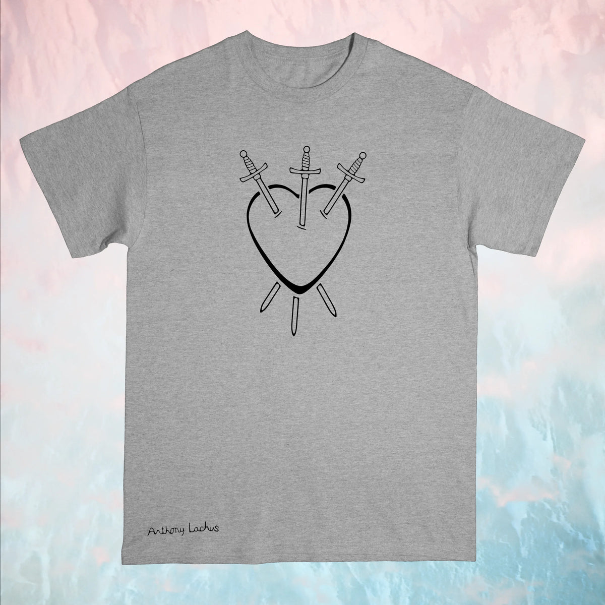 Three of Swords Tarot T-Shirt