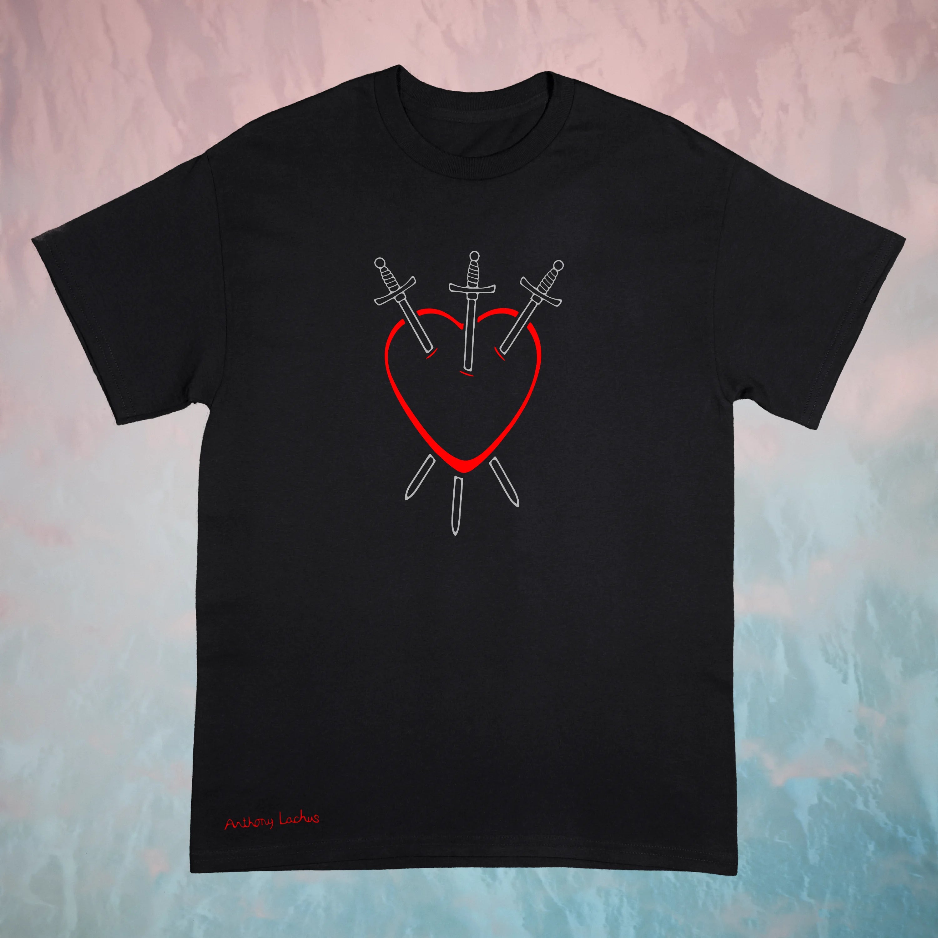 Three of Swords Tarot T-Shirt