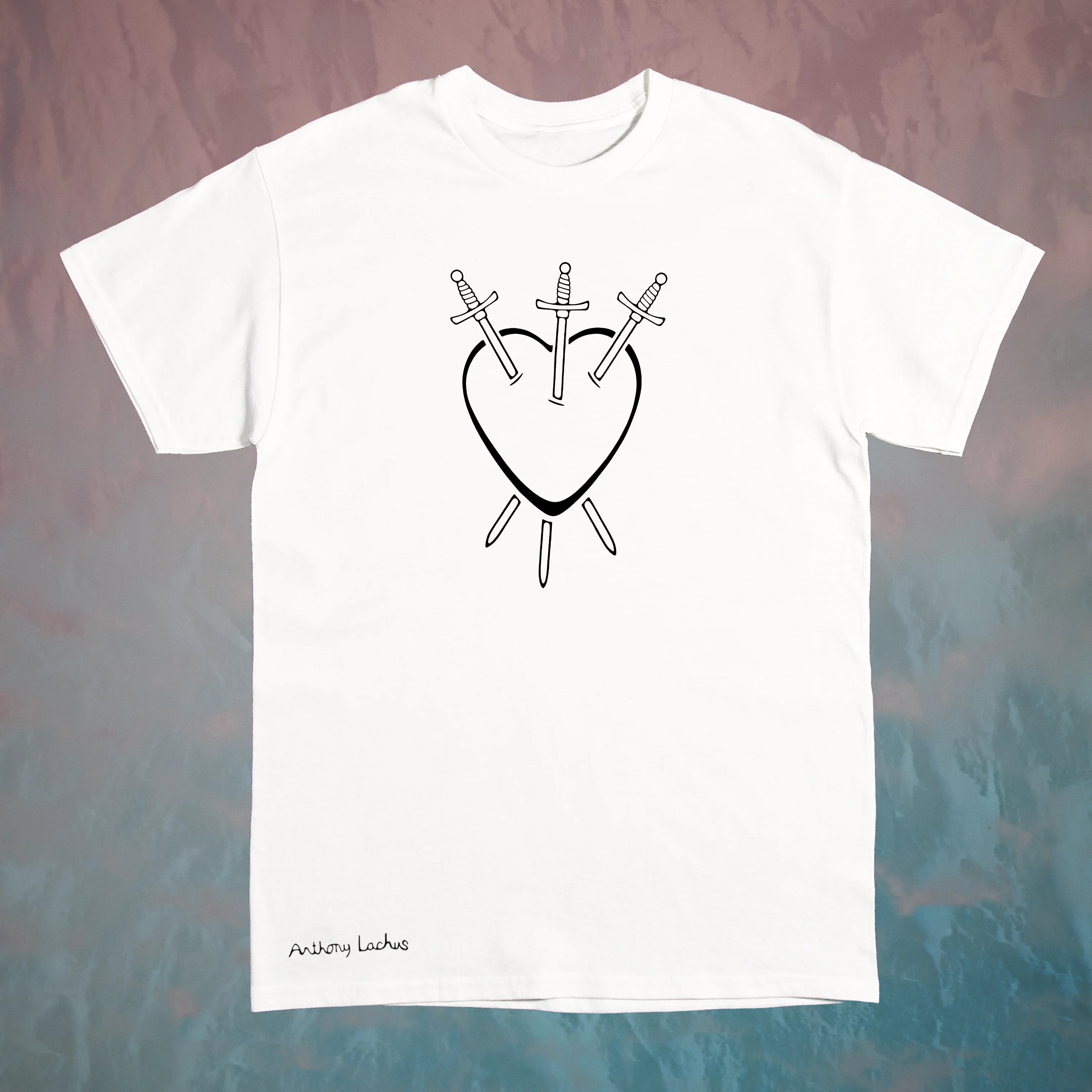 Three of Swords Tarot T-Shirt